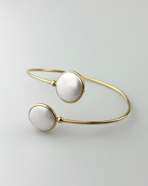 Bracciale Selene & Perla Moneta | Segreti al polso