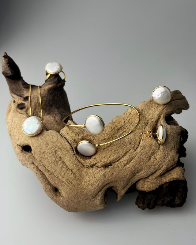 Bracciale Selene & Perla Moneta | Segreti al polso